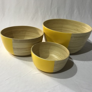 La mejor opción de cuencos de bambú hilados orgánicos ecológicos para el cuidado de la salud seguros para fiestas - Product Image 6