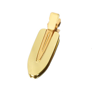 Pince à cheveux en métal 12 cm, couleur unie, haute qualité, usage quotidien, pince à frange, pince sans couture, ornement capillaire élégant - Product Image 1