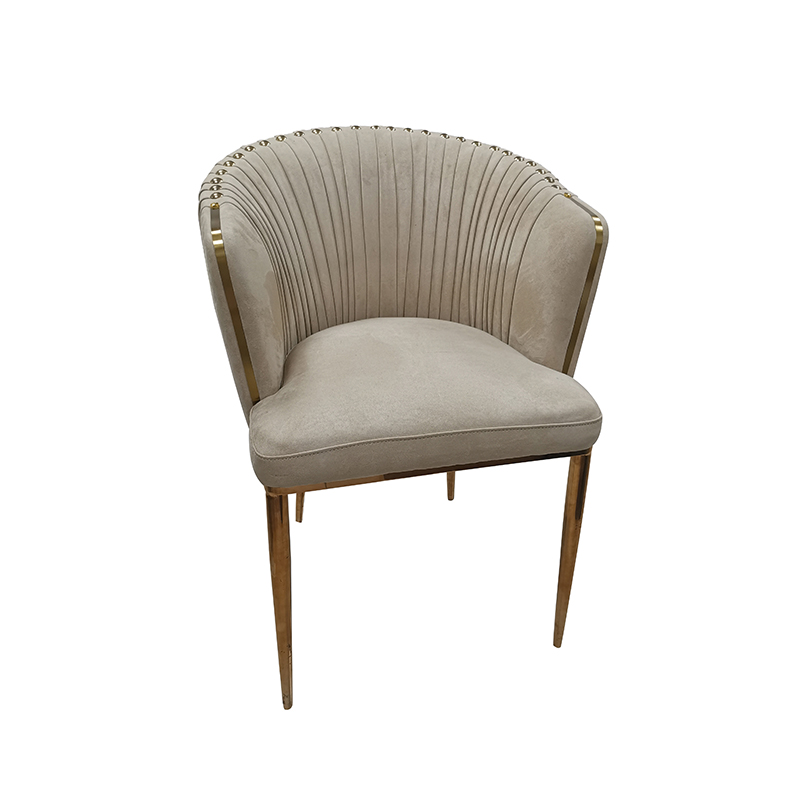 Роскошный дизайнерский современный тканевый обеденный стул для столовой