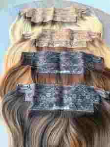 Extensions de <span class=keywords><strong>cheveux</strong></span> naturels Remy vierges doublement étirés de qualité supérieure Halo à clipser, modèle 2026, <span class=keywords><strong>les</strong></span> plus vendues - Product Image 4