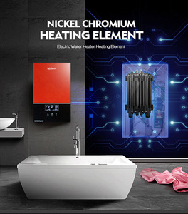 Chauffe-eau électrique instantané, élément chauffant en nickel-chrome, 2-14 kW, 220 V, 240 V, 110 V, 380 V, économie d'énergie - Product Image 2