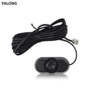 Kenop Remote Control Bass Audio Mobil, Pengontrol Tingkat Bass Universal untuk Subwoofer Kendaraan, Pengatur Volume Sistem Stereo Mobil