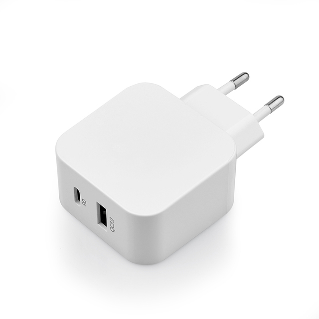 20W PD Charger 2 Ports 20W Wall Charger Micro USB Charger Port for Newest Cell Phone