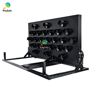 Pannello LED pieghevole da 60x30 pollici per camion, con 25 frecce, per il controllo del traffico solare - Product Image 5