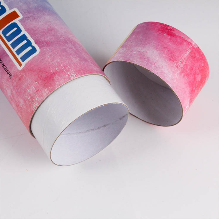 Hot Stamping Paper Canister Packaging , EVA Cardboard Cylinder Packaging
