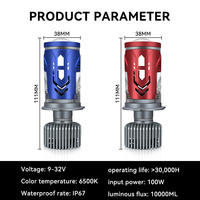Nouveau kit de lentilles de projecteur H4 2026 avec faisceau lumineux haute luminosité et boîtier compact pour la mise à niveau des phares de voiture