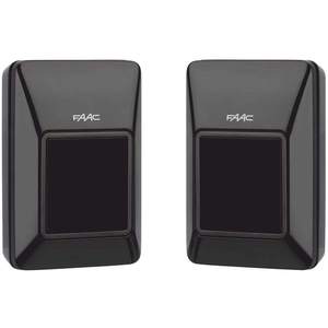 Photocellules murales Faac Xp 30, 30M, IP54, design minimaliste en plastique pour opérateurs de portails - Product Image 1