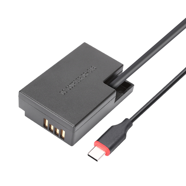 KingMa USB-C Power Adapter DC Coupler Dummy Battery LP-E17 for Canon EOS RP R8 77D 800D 850D Cameras