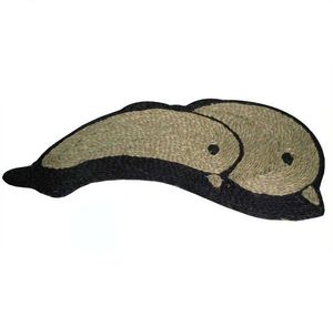 Alfombra Moderna Ecológica Hecha a Mano con Mezcla de Jacinto de Agua y Estampado Animal, Textura Única, para Uso Doméstico, Oferta Global al por Mayor - Product Image 4