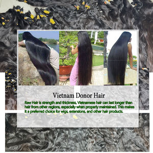 Cheveux indiens bruts donneur unique cheveux humains non traités cheveux vietnamiens bruts doublement étirés vendeur en gros - Product Image 6