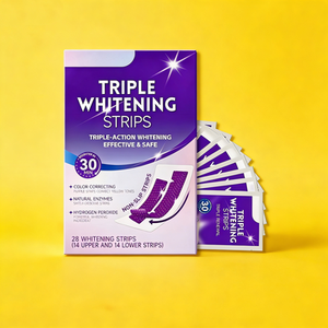 Tiras Blanqueadoras Dentales Fuertes para Eliminar Manchas de Café, Vino y Tabaco, Adhesivo Extra Fuerte, Ajuste Flexible para una Cobertura Máxima - Product Image 5