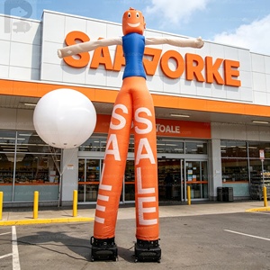 Mannequin publicitaire gonflable géant de 5 m avec logo personnalisé, <span class=keywords><strong>Air</strong></span> Dancer, Sky Dancer, Tube Man, pour exposition, à vendre - Product Image 4