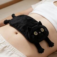 Coussin chauffant micro-ondable en forme d'animal mignon pour soulager les crampes menstruelles, le dos, le cou, les épaules et les genoux