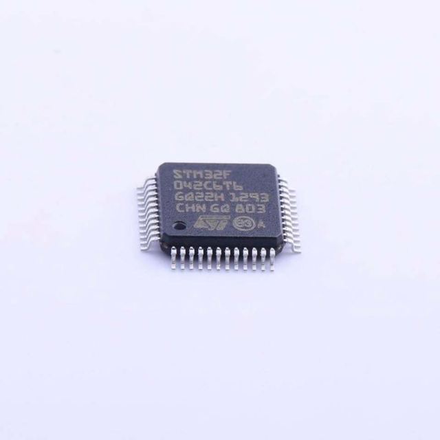MCU 32-Bit STM32 ARM Cortex M0 RISC 32KB Flash 2.5V/3.3V 48-Pin LQFP Tray - Trays STM32F042C6T6