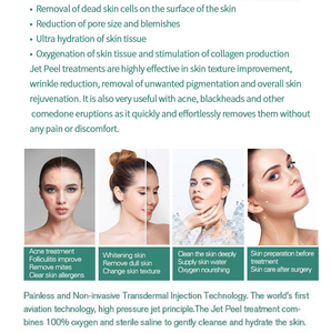 Oxygen Jet Peel Machine <strong>Portable</strong> <strong>Hyperbaric</strong> <strong>Chamber</strong> 6 in 1 Facial Diamond Water Jet Peel Machine Non-needle Injection Device - Product Image 4