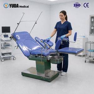 Mesa <span class=keywords><strong>de</strong></span> Operaciones Ginecológicas Multifuncional, Mesa <span class=keywords><strong>de</strong></span> Examen GYN con Estribos, Detección <span class=keywords><strong>de</strong></span> <span class=keywords><strong>Cáncer</strong></span> Cervical, Duradera y Móvil - Product Image 1