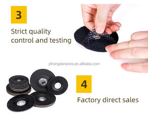 Outils abrasifs durables en <span class=keywords><strong>fibre</strong></span> <span class=keywords><strong>de</strong></span> <span class=keywords><strong>verre</strong></span> <span class=keywords><strong>de</strong></span> 105mm Plaque <span class=keywords><strong>de</strong></span> support en <span class=keywords><strong>fibre</strong></span> <span class=keywords><strong>de</strong></span> <span class=keywords><strong>verre</strong></span> <span class=keywords><strong>de</strong></span> dureté moyenne <span class=keywords><strong>de</strong></span> 4 pouces pour les disques à lamelles Support personnalisable OEM - Product Image 4