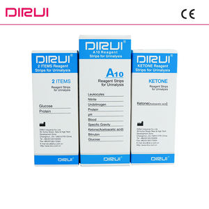 Système d'analyse d'<span class=keywords><strong>urine</strong></span> de cétone d'usine de <span class=keywords><strong>Dirui</strong></span> 100 bandelettes/bandelettes de test d'<span class=keywords><strong>urine</strong></span> complètes en bouteille - Product Image 6