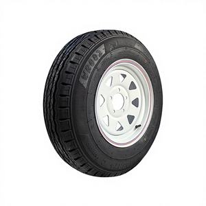 Ensemble de pneus de <span class=keywords><strong>remorque</strong></span> de moins de 11 pouces, jante en acier, moyeu de <span class=keywords><strong>roue</strong></span> pour engins de chantier et VR, exportation transfrontalière, PCD 130mm ET 10mm - Product Image 3