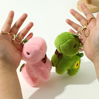 Pendentif de sac à dos Cheval Avocat, phénomène viral, série Fruits, jouet en peluche super doux en coton PP, anti-stress, ornement suspendu, lavable
