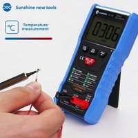 Multimètre numérique Sunshine DT-19N, voltmètre intelligent portable AC/DC, testeur de résistance pour la maintenance des circuits électroniques