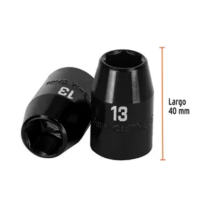 Clé à douille à chocs carrée BOX 6 1/2 pouces avec 6 embouts de 13 mm, TRUPER - Product Image 2