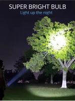 Lampe de poche LED puissante pour camping et maison intelligente, haute luminosité, étanche, tactile, pour plongée, EDC