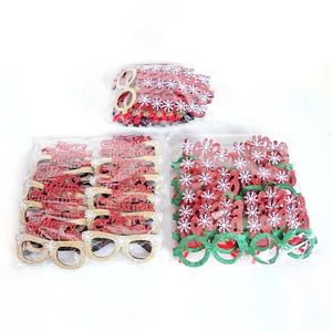 Nouvelles lunettes de décoration de Noël amusantes pour adultes et enfants, écologiques, réutilisables, pour fêtes de fin d'année, personnalisées - Product Image 4