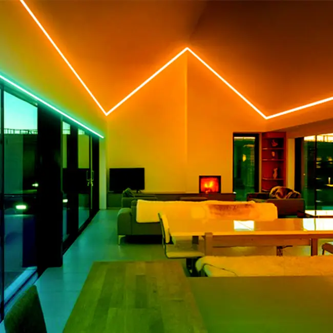 Beliebtes flexibles LED-Neonlichts eil mit dekorativem RGB-Licht SMD5050 im Innen-und Außenbereich