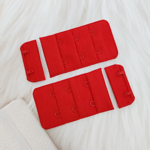 Fermetures à crochets et œillets en métal avec revêtement en nylon, bande de tissu en nylon, sangle d'extension de soutien-gorge, accessoires de confection de soutien-gorge et de lingerie - Product Image 1