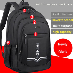 Multi Purpose <b>Backpack</b> 20-35L Waterproof Computer Compartment For <b>Men</b> School Travel Fashion Style <b>Black</b> Blue Green Orange - Product Image 1