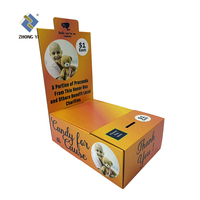 Boîte de présentation de bonbons imprimée personnalisée | Fancy Charity Flavors Snack Honor Lollipop Box