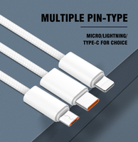 Câble de charge rapide pour téléphone portable LDNIO LS901 PD 25W, adaptateur de câble de données USB pour iPhone 15 Pro, câble de charge USB type C, prix de gros