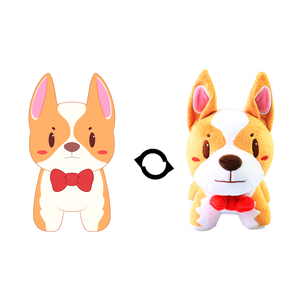 Haute qualité personnalisé mignon doux Simulation en peluche <span class=keywords><strong>Corgi</strong></span> jouets chambre décor vacances <span class=keywords><strong>cadeau</strong></span> peluche jouets pour enfants - Product Image 1