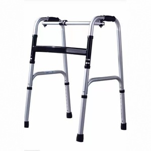 Déambulateur en alliage d'aluminium à courbure unique, à commande manuelle, pour la rééducation et l'entraînement en extérieur - Product Image 2