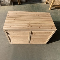 Le climatiseur décoratif d'approvisionnement direct d'usine couvre la couverture de climatiseur en bois de persienne