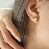 Ensemble de bijoux pour femmes en forme de cœur, 3 pièces, bijoux de couple pour le festival Qixi, comprenant un collier, un bracelet et des boucles d'oreilles