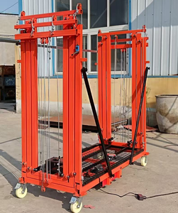 Elevador de andamio eléctrico de 5m, 8m, 10m con plataforma plegable, andamio eléctrico móvil pequeño con componente de motor central - Product Image 1