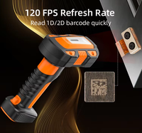 LONVILL Industry El almacenamiento incorporado admite el modo de inventario USB inalámbrico de mano 1D 2D 2,4G Wifi 120FPS Lector de código de barras