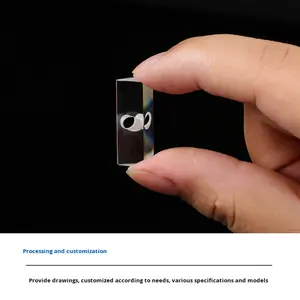 Hao Xuan Quartz Quadrado Prisma Perfurado Alta Precisão Resistente A Alta Temperatura ODM Instrumentos Científicos Personalizados 1 Ano - Product Image 5