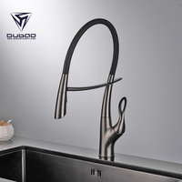 Robinet de cuisine de qualité supérieure avec douchette extractible, levier unique, robinets de cuisine extensibles
