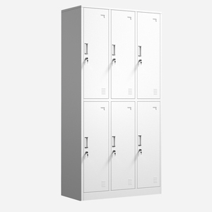 Casier démontable en acier gris verrouillable pour le rangement dans les salles de sport et les bureaux - Product Image 5