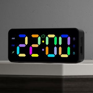 Color-changing <b>Digital</b> <b>Clock</b> Seat <b>Clock</b> Desktop Alarm <b>Clock</b> - Product Image 3