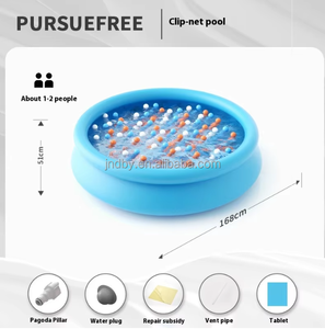 Bền PVC Inflatable Trên Mặt Đất Hồ Bơi Vườn Thân Thiện Với Cá Hồ Bơi Với Thang Bộ Lọc Làm Bằng Nhựa - Product Image 3