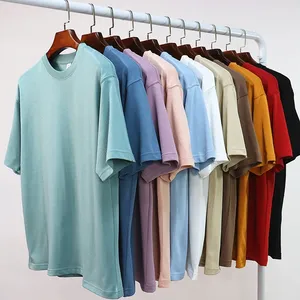 Wholesale Heavyweight Custom Blank Oversize Vintage T Shirt Plain T Shirt For Men