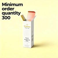 Boîte en papier d'emballage cosmétique personnalisable en carton blanc, boîte pour crème pour le visage, sérum, lotion, avec gaufrage, laminage mat, logo imprimé