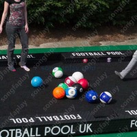 Table de billard interactive en PVC pour événements intérieurs et extérieurs, jeux de fête, de carnaval, matériel de location