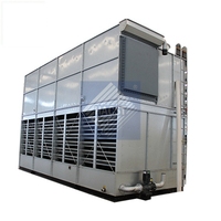 Compresseur évaporatif à eau refroidie par ammoniac, condenseur, 600 kW, ammoniac NH3 R717, réfrigérant pour usine de crème glacée