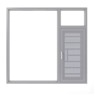 Fuson Patio européen Verre trempé Cadre en aluminium Fenêtres à battant Cuisine Double glaçure <span class=keywords><strong>Baie</strong></span> en aluminium Fenêtre coulissante - Product Image 5