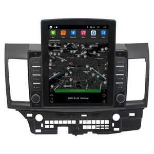 الرأسي شاشة راديو السيارة الاندورويد الصوت ل ميتسوبيشي لانسر 2007-2012 Carplay 4G Wifi DVD GPS الوسائط المتعددة مشغل فيديو